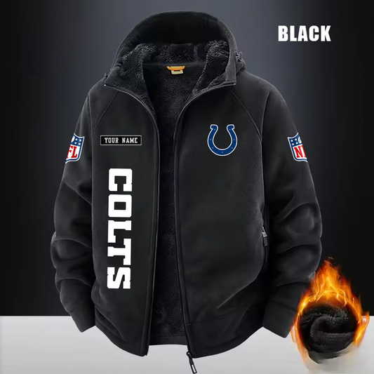 IND x NFL 3D Half-zip Hoodie DATND TANTD