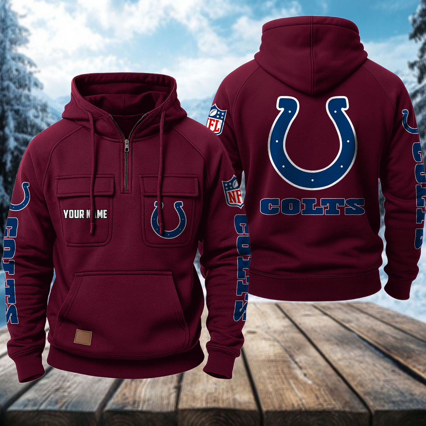 IND x NFL Premium Hoodie DATND TANTD