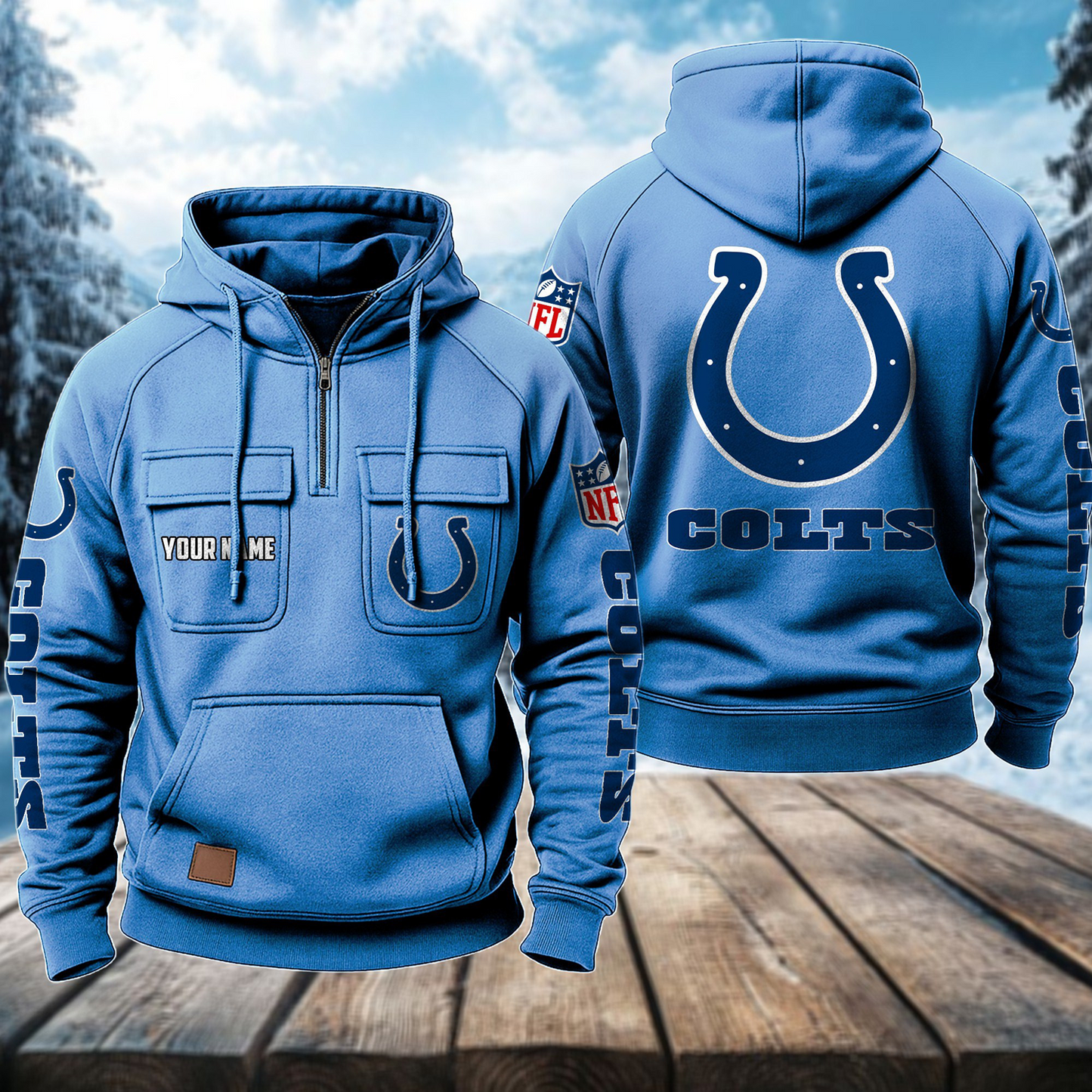 IND x NFL Premium Hoodie DATND TANTD