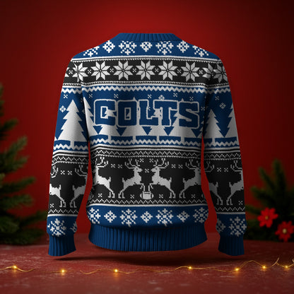IND x NFL Premium Ugly Christmas Sweater DatND DVT