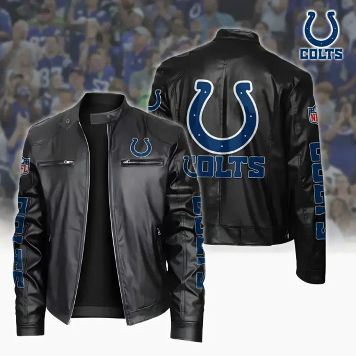 IND x NFL Sport Leather Jacket DATND TANTD