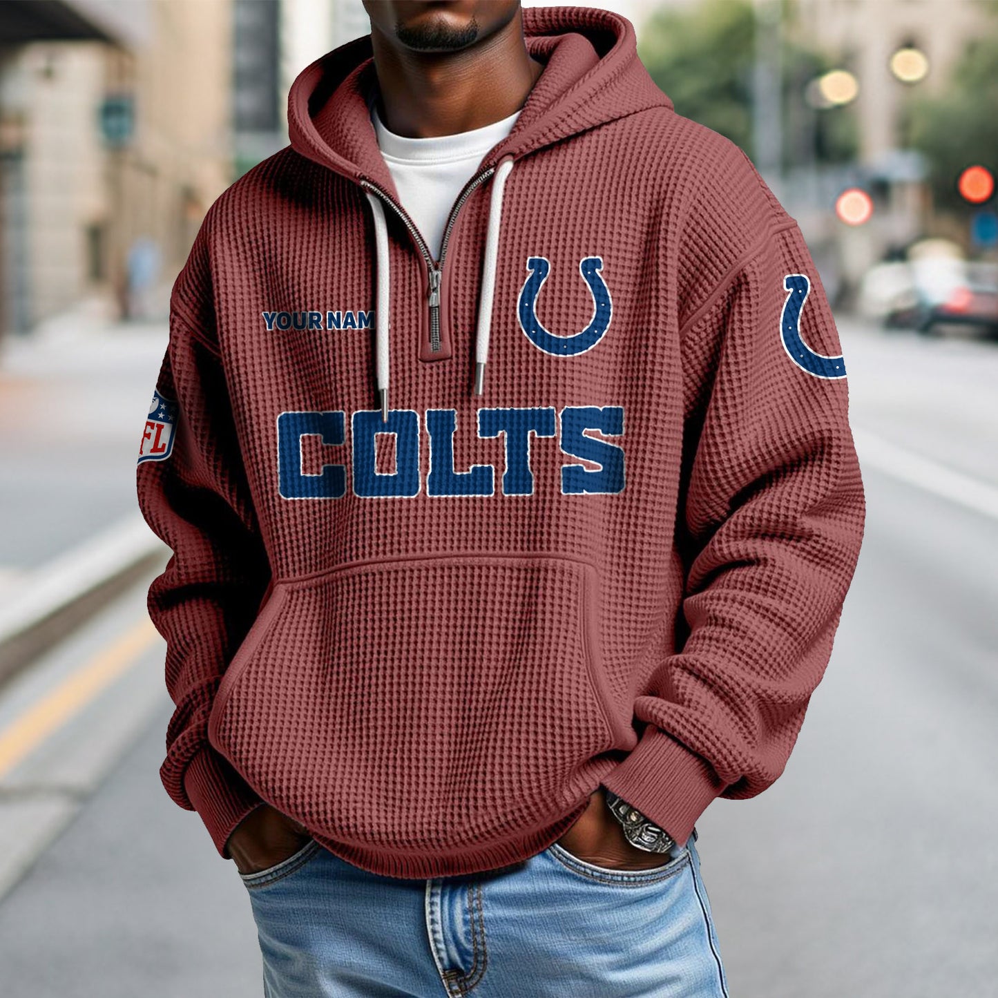 IND x NFL Waffle Hoodie DatND DVT