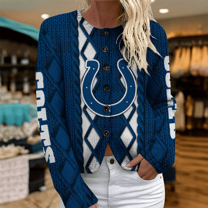 IND x NFL Women's Cardigan Sweater DatND DVT