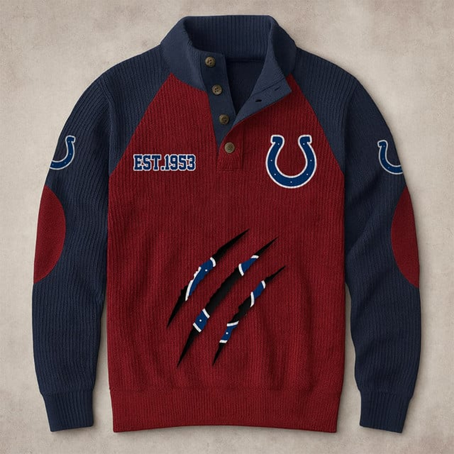 IND X NFL corduroy colorblock long sleeves V1 NAK THUONGNH