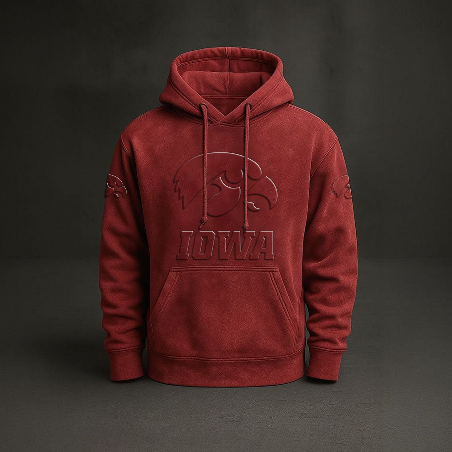 IOWA Embossed Hoodie DatND DVT