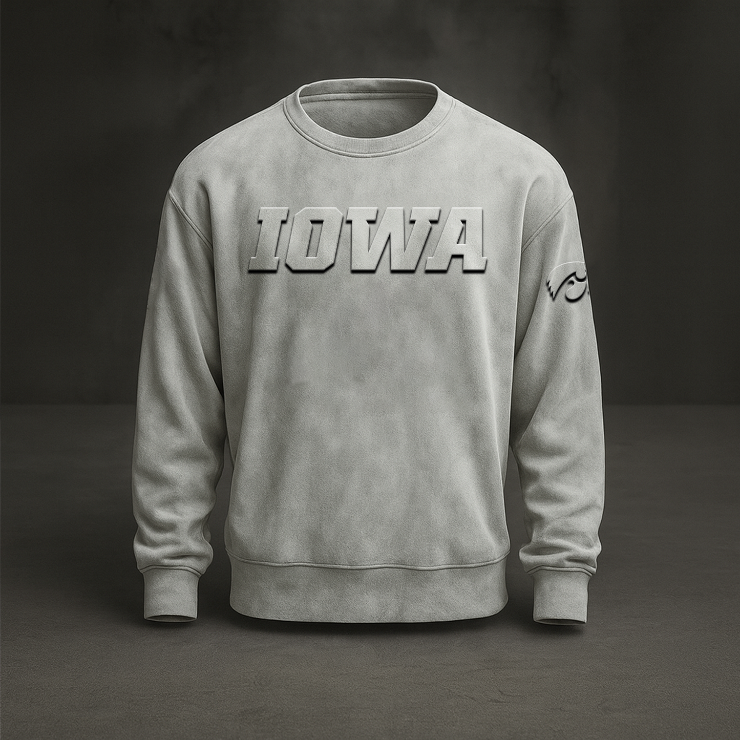 IOWA x NCAA Embossed Sweat Shirt DATND TANTD