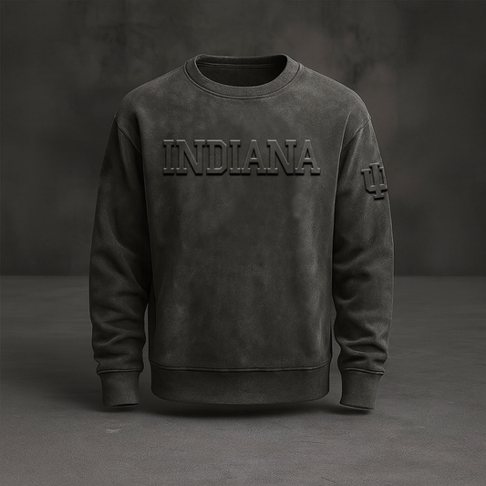 IU x NCAA Embossed Sweat Shirt DATND TANTD