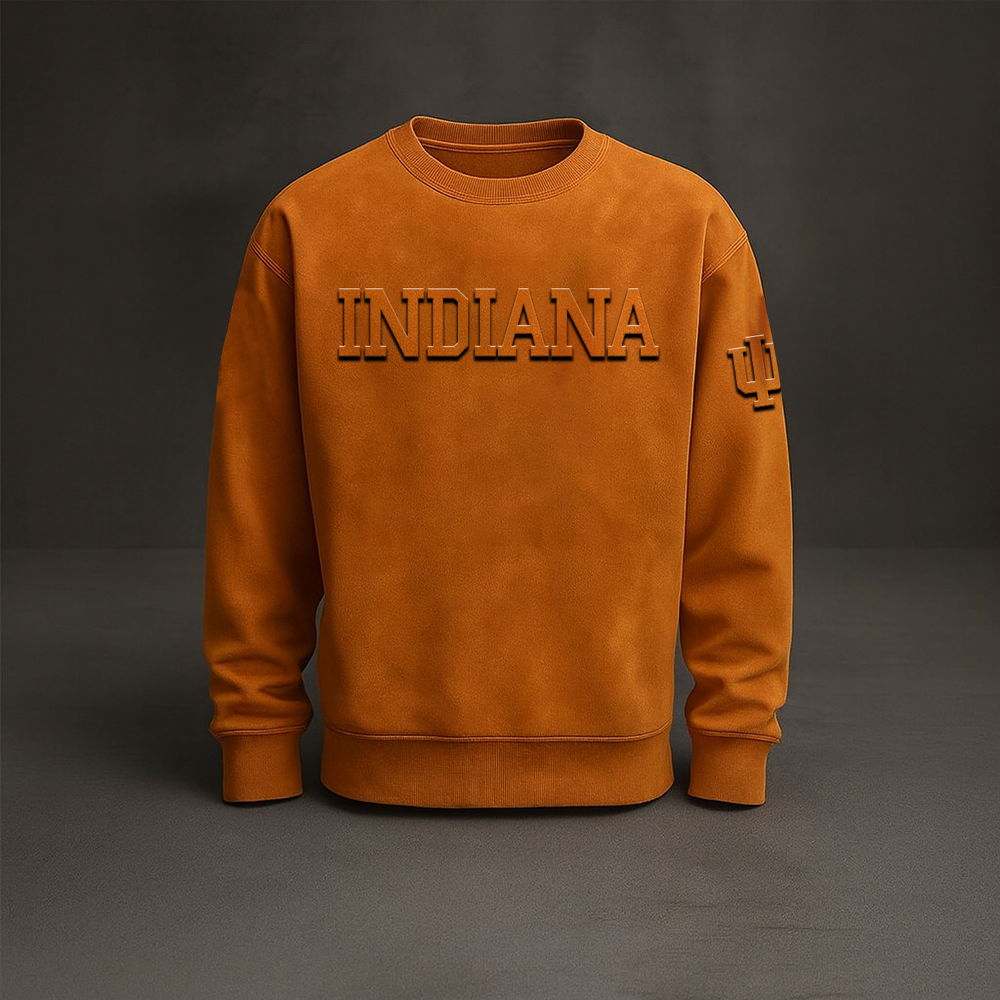 IU x NCAA Embossed Sweat Shirt DATND TANTD