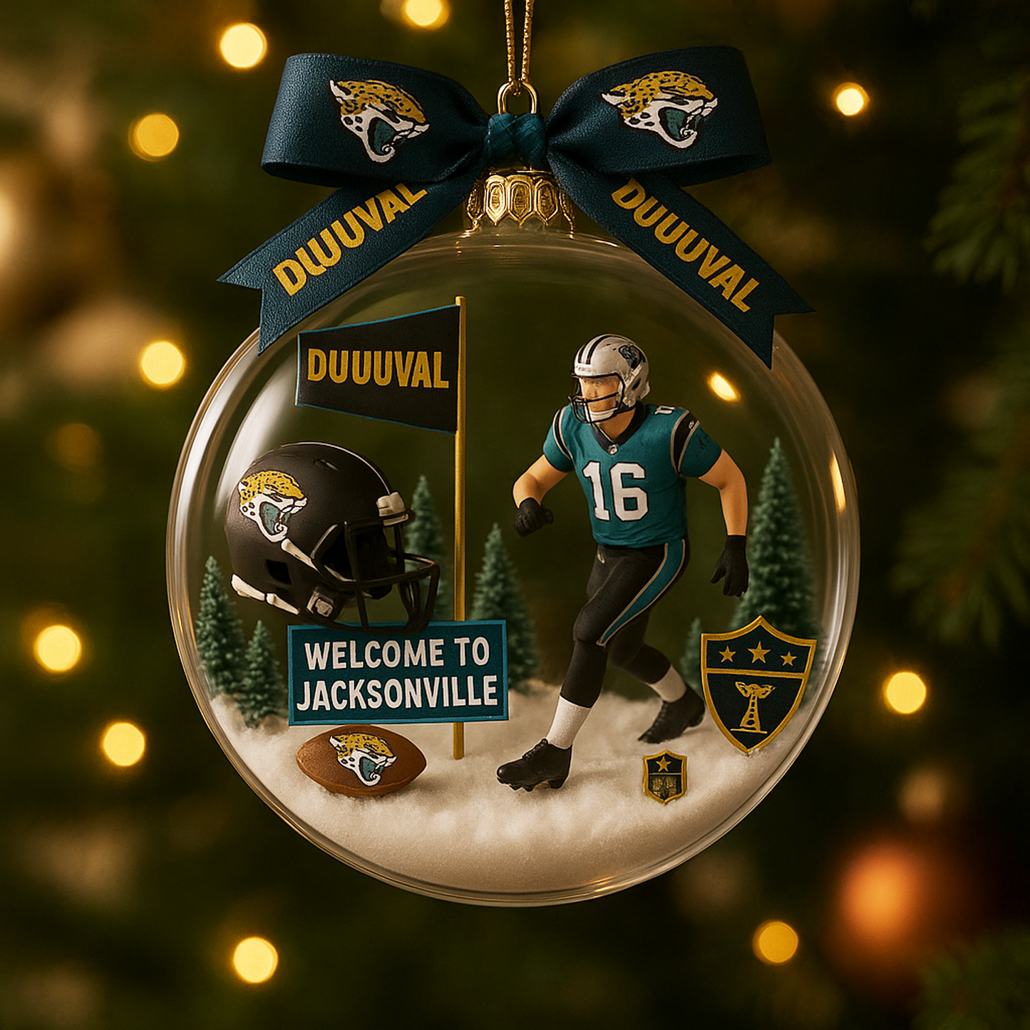 JAC x NFL Commemorative Christmas Ornament DatND DVT