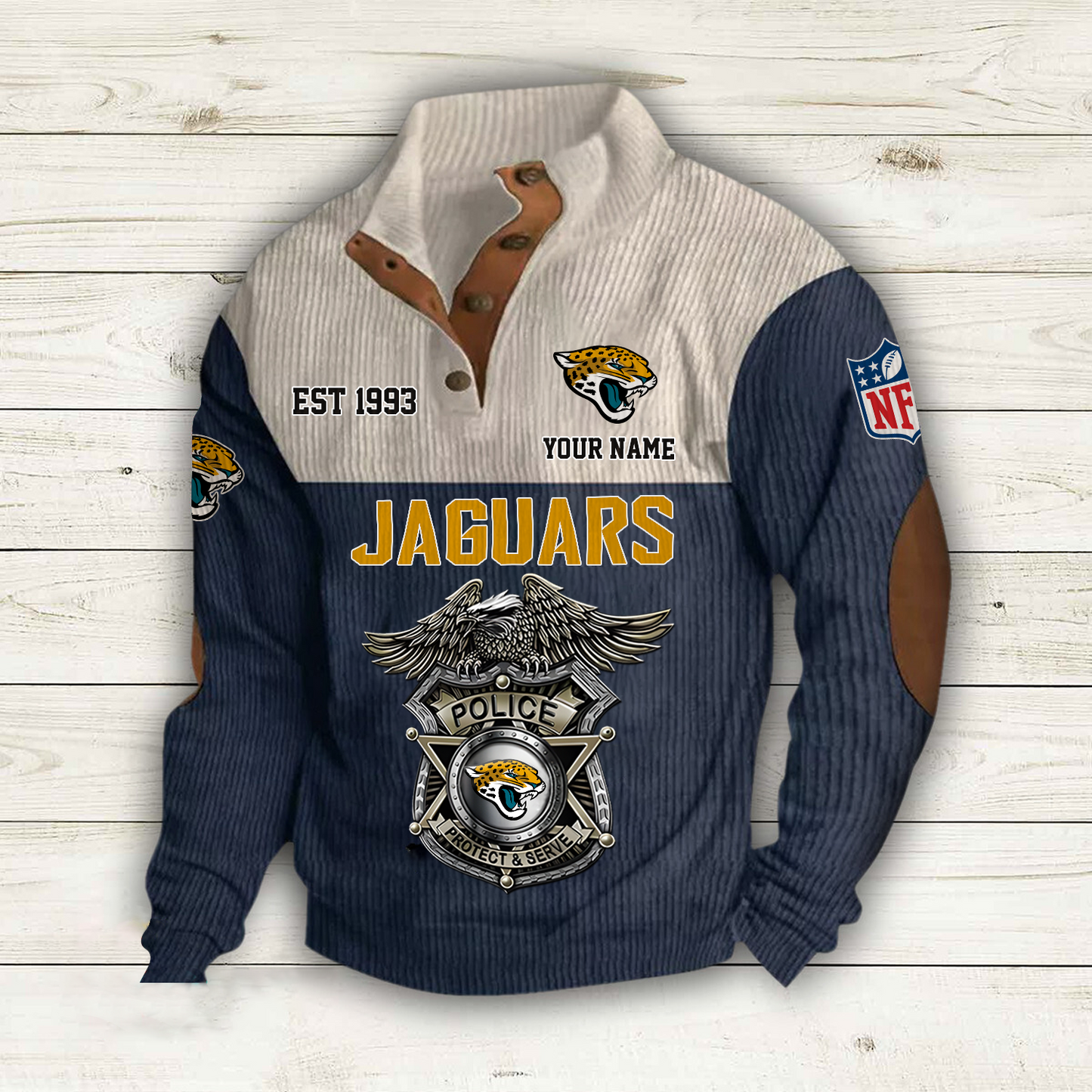 JAC x NFL Custom Name Sport Sweatshirt DatND DVT