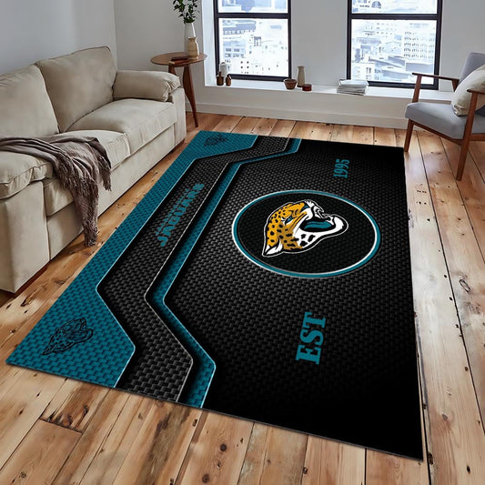 JAC x NFL Modern Sports Living Room Rug DatND DVT