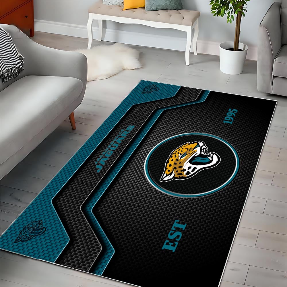 JAC x NFL Modern Sports Living Room Rug DatND DVT