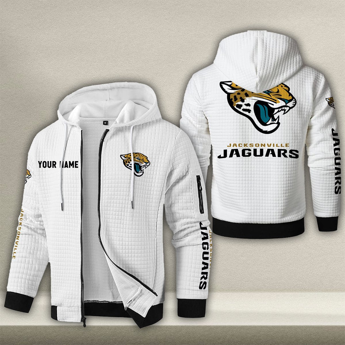 JAC x NFL Quilted Zip Hoodie DatND DVT