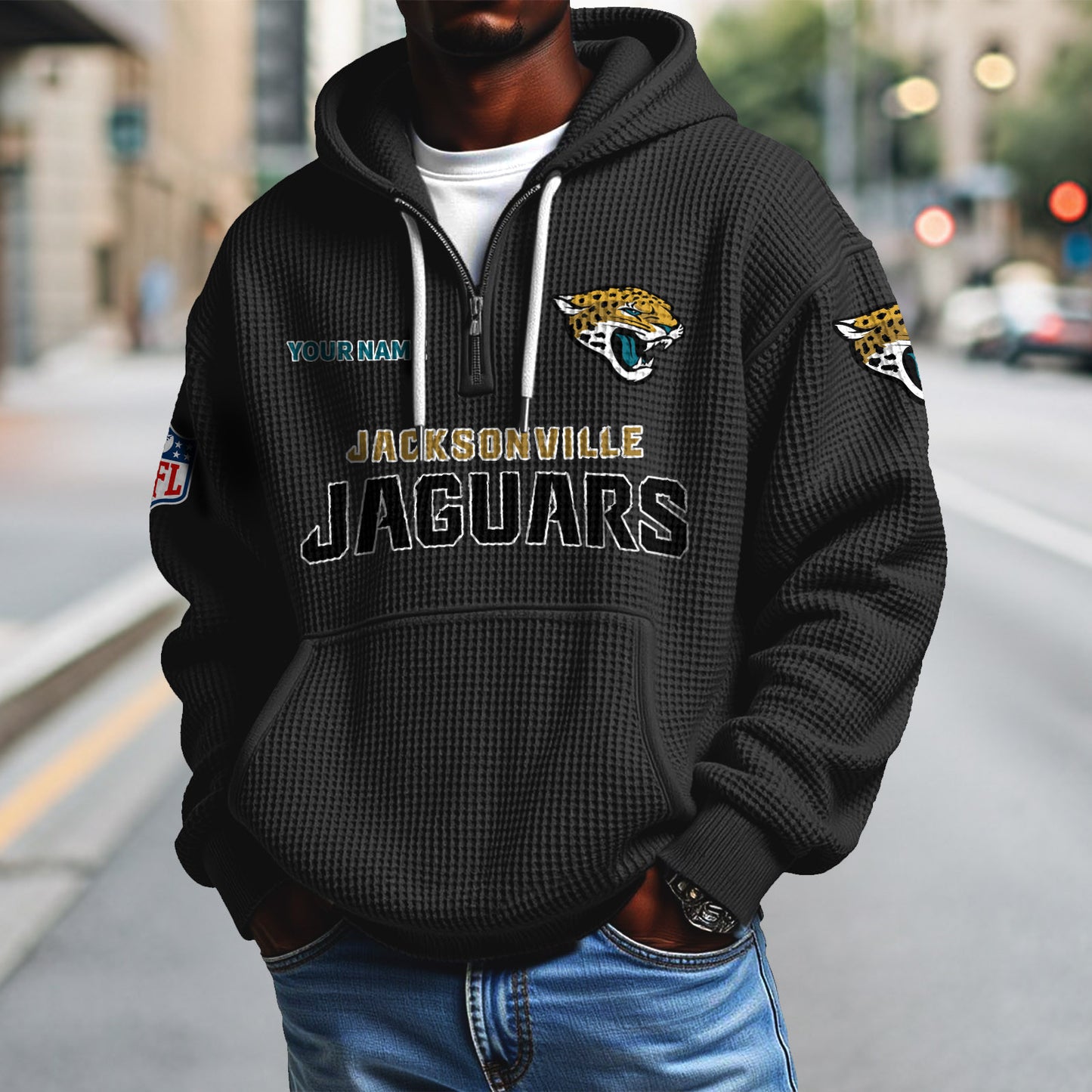JAC x NFL Waffle Hoodie DatND DVT