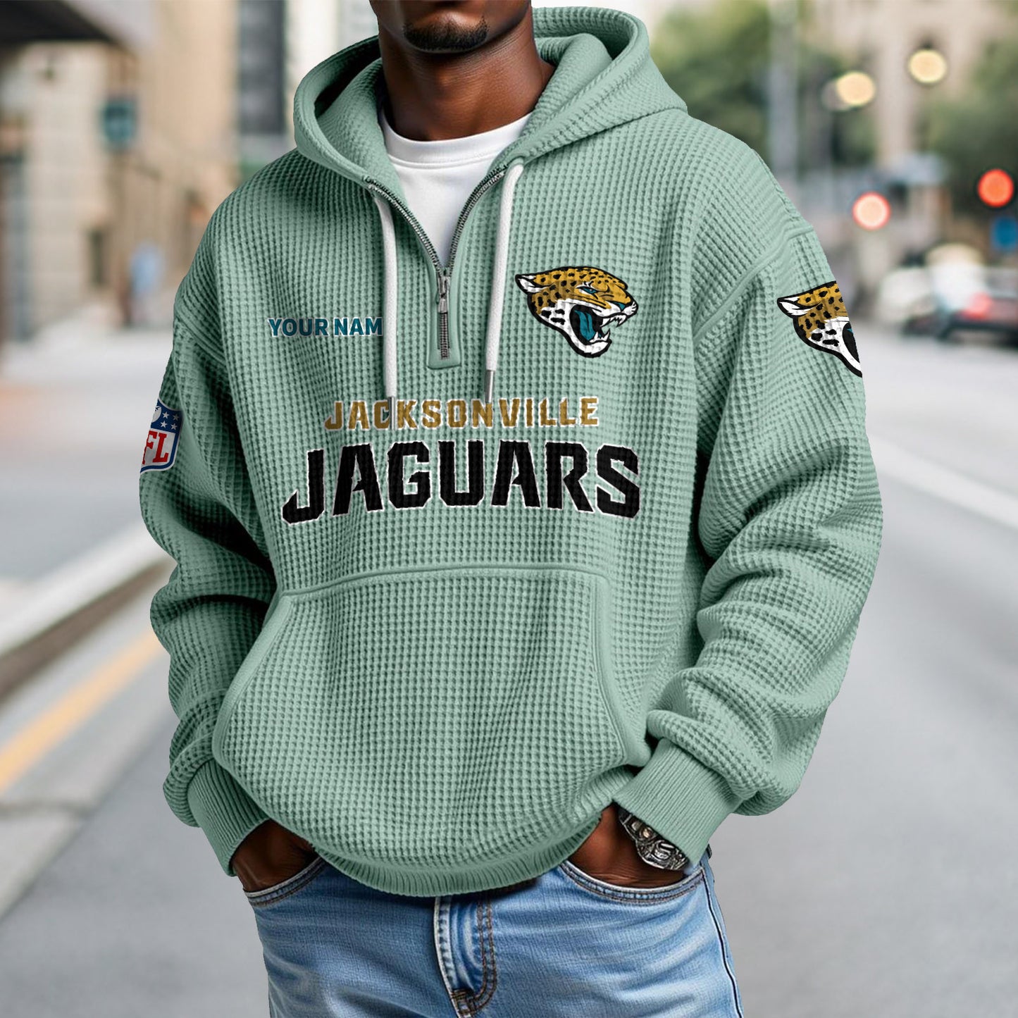 JAC x NFL Waffle Hoodie DatND DVT