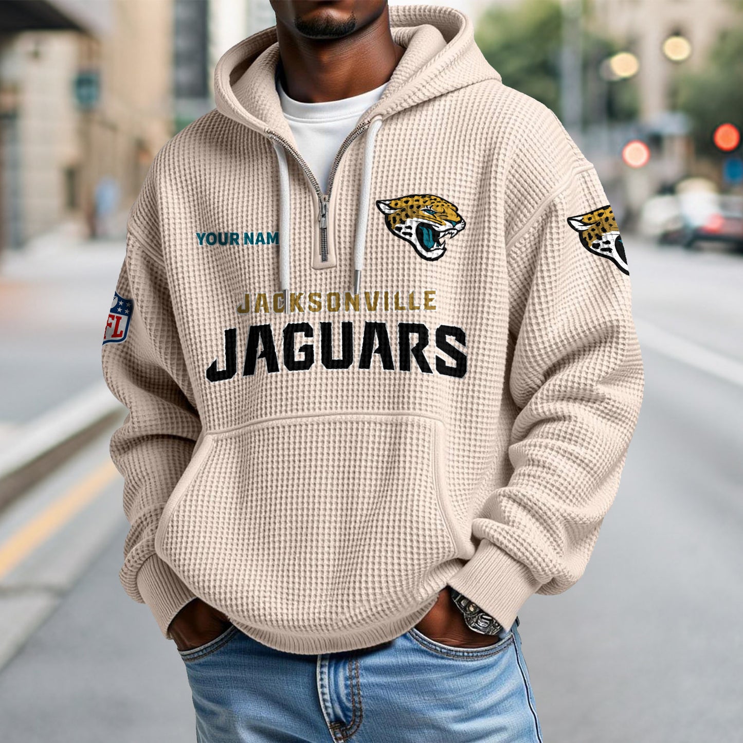 JAC x NFL Waffle Hoodie DatND DVT