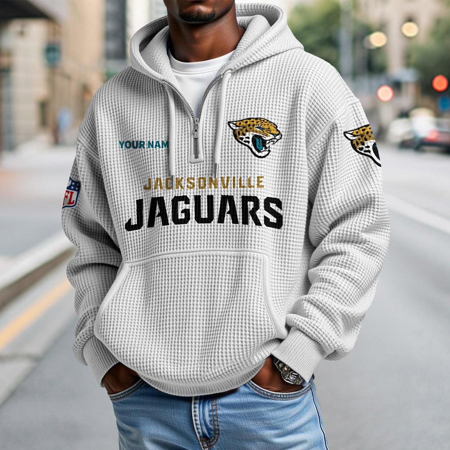 JAC x NFL Waffle Hoodie DatND DVT