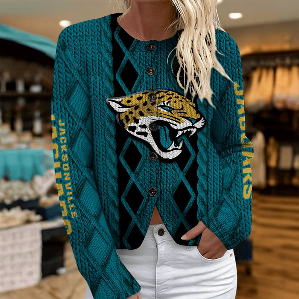 JAC x NFL Women's Cardigan Sweater DatND DVT
