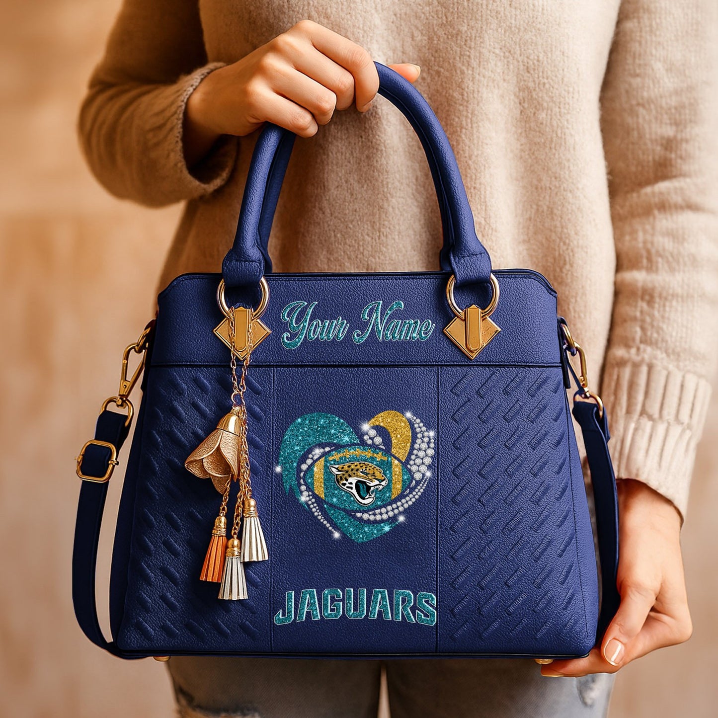 JAC x NFL Zip Handbag 0811 DatND DVT