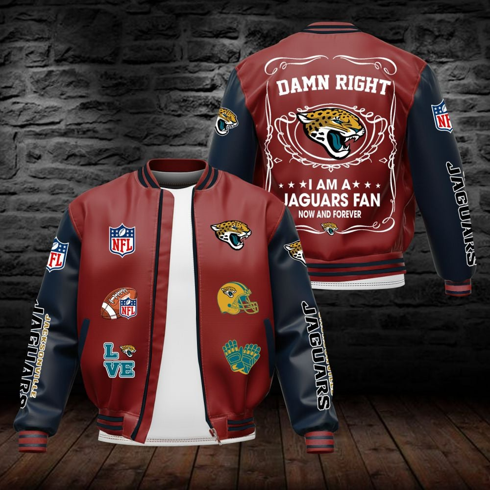 JJ NFL Premium Leather Bomber Jacket DDT HLPHUONG