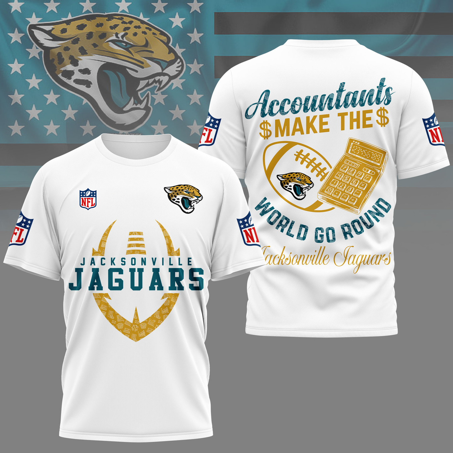 JJ Premium NFL Accountant Pride Fan 3D Shirt DDT CTND