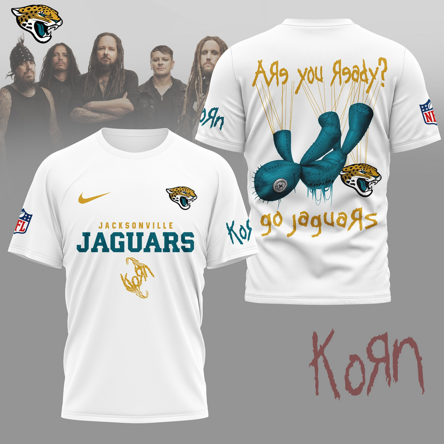 JJ Premium NFL Korn Fan Shirt DDT CTND