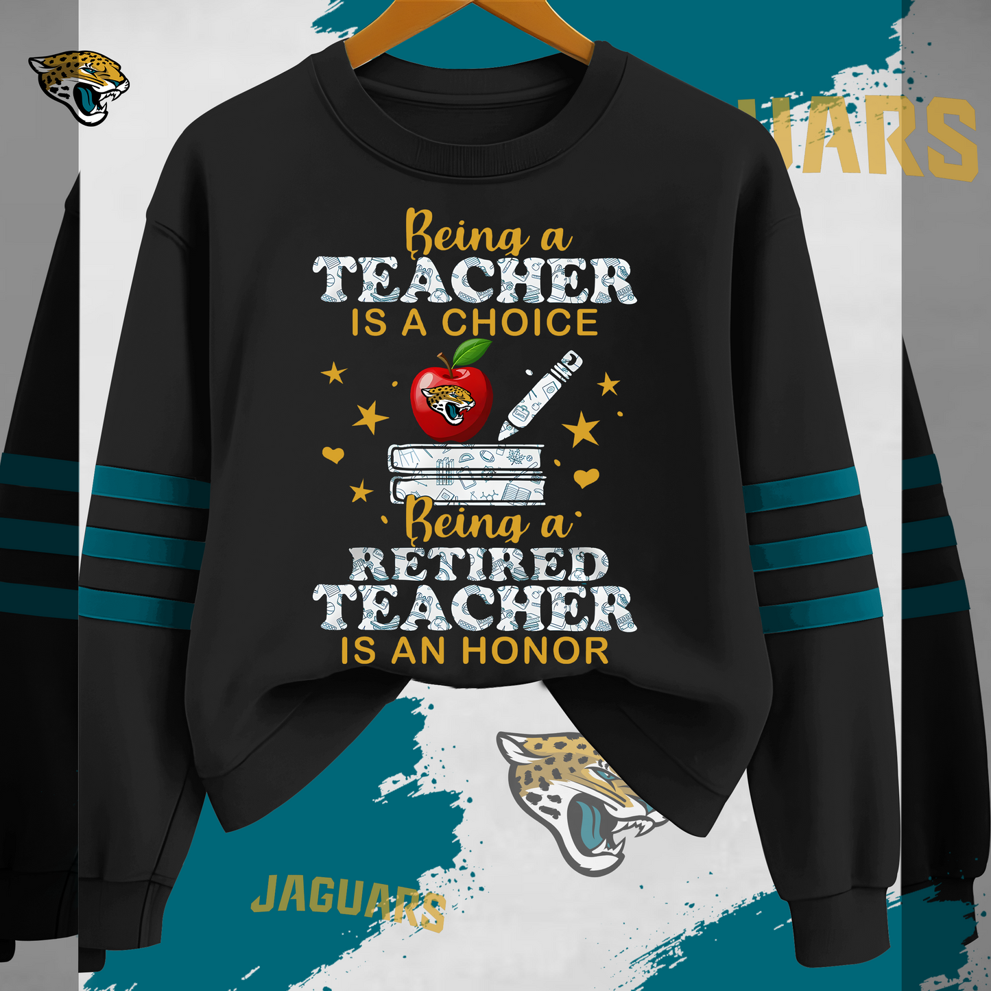 JJ Premium NFL Teacher Honor 3D Sweatshirt DDT HLPHUONG