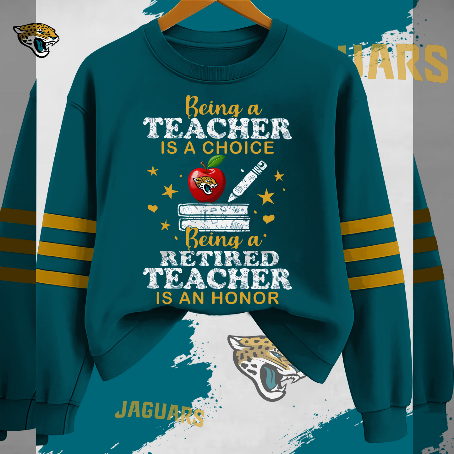 JJ Premium NFL Teacher Honor 3D Sweatshirt DDT HLPHUONG