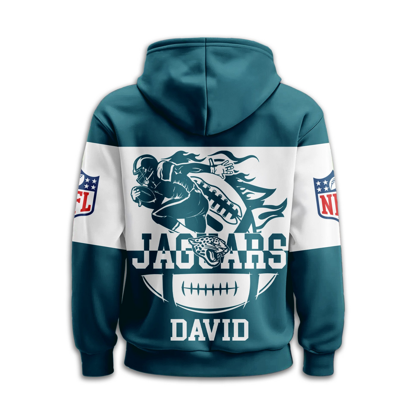 JJ Premium NFL Touchdown Spirit Personalized Hoodie DDT CTND