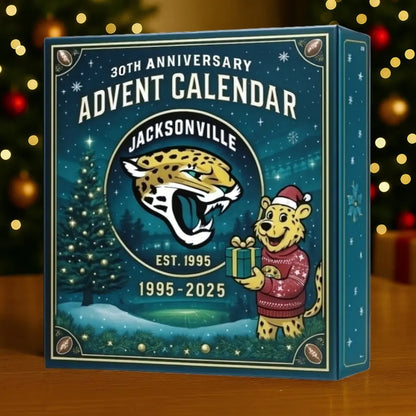 DISCOUNT 60% Jacksonville Jaguars 30th Anniversary 2025 Advent Calendar BQH