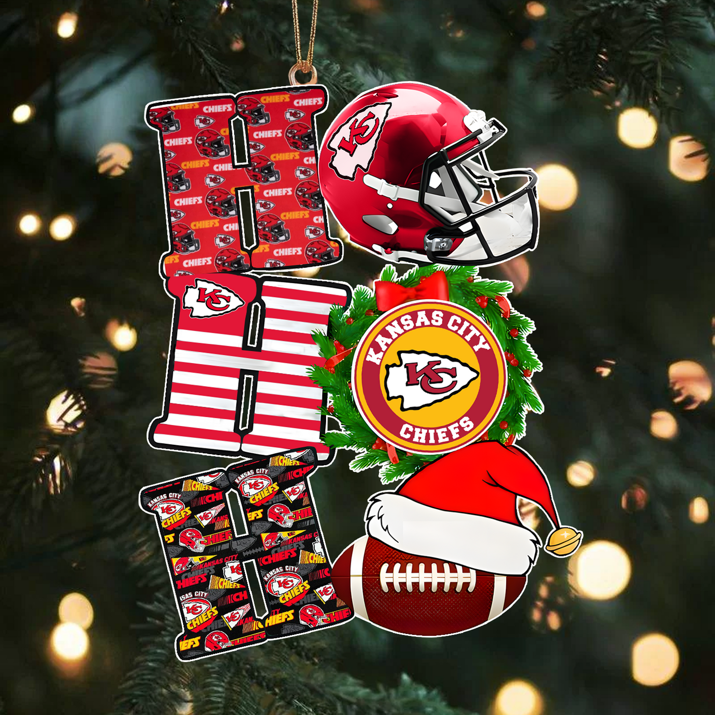 KC x NFL Christmas Ho Ho Ho Ornament 0101 DatND ThuongNH
