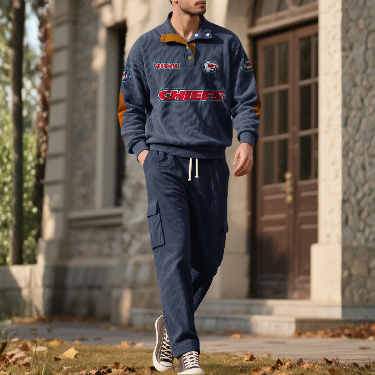 KC x NFL Men's Corduroy Sweatshirt 1011 DatND DVT