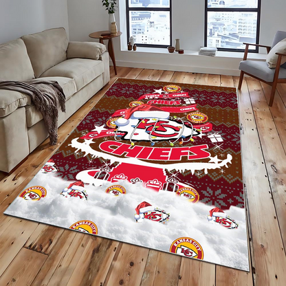 KCC NFL Chrismas Carpet Rug DDT NTL