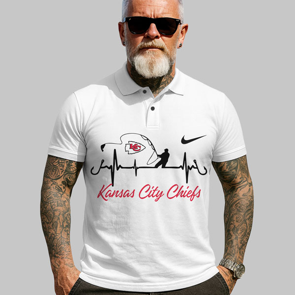 KCC Premium NFL Fishing In My DNA Polo Shirt DDT CTND