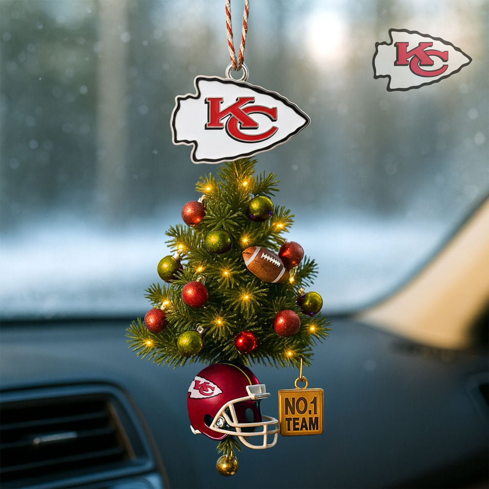 KCC Premium NFL No.1 Team Christmas Car Hanging Ornament DDT HLPHUONG