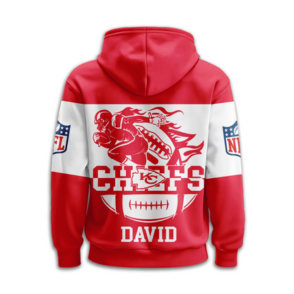 KCC Premium NFL Touchdown Spirit Personalized Hoodie DDT CTND