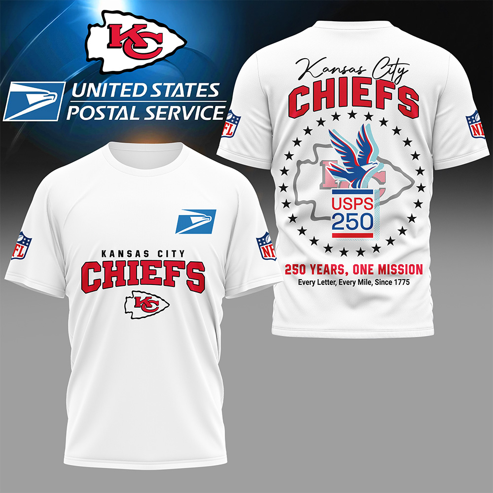 KCC Premium NFL United States Postal Service 250th Anniversary 3D Shirt DDT CTND