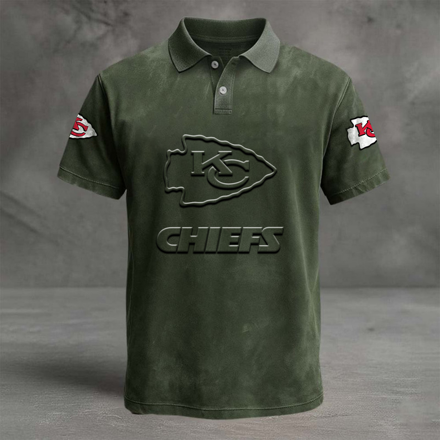 KCC x NFL Embossed Polo Shirt DATND TANTD