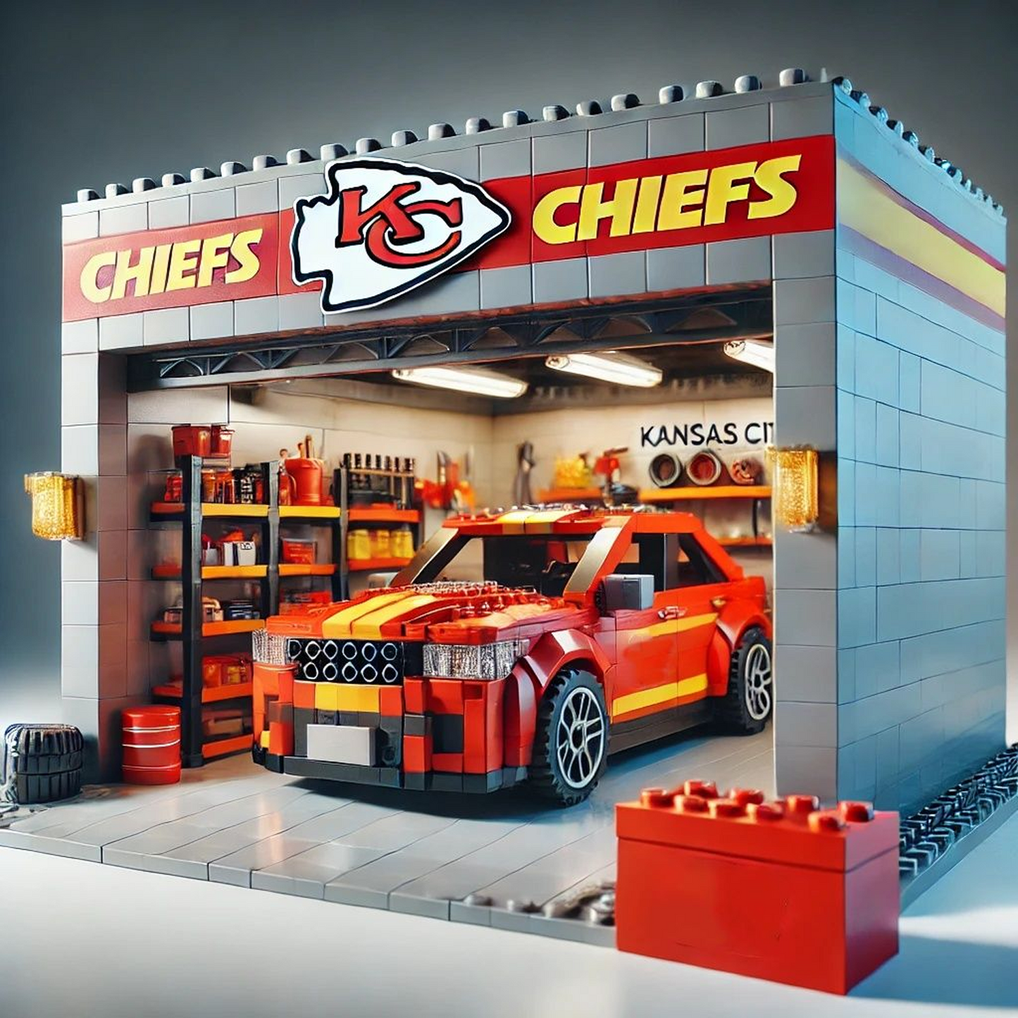 KCC x NFL Garage Building Blocks Set DATND TANTD