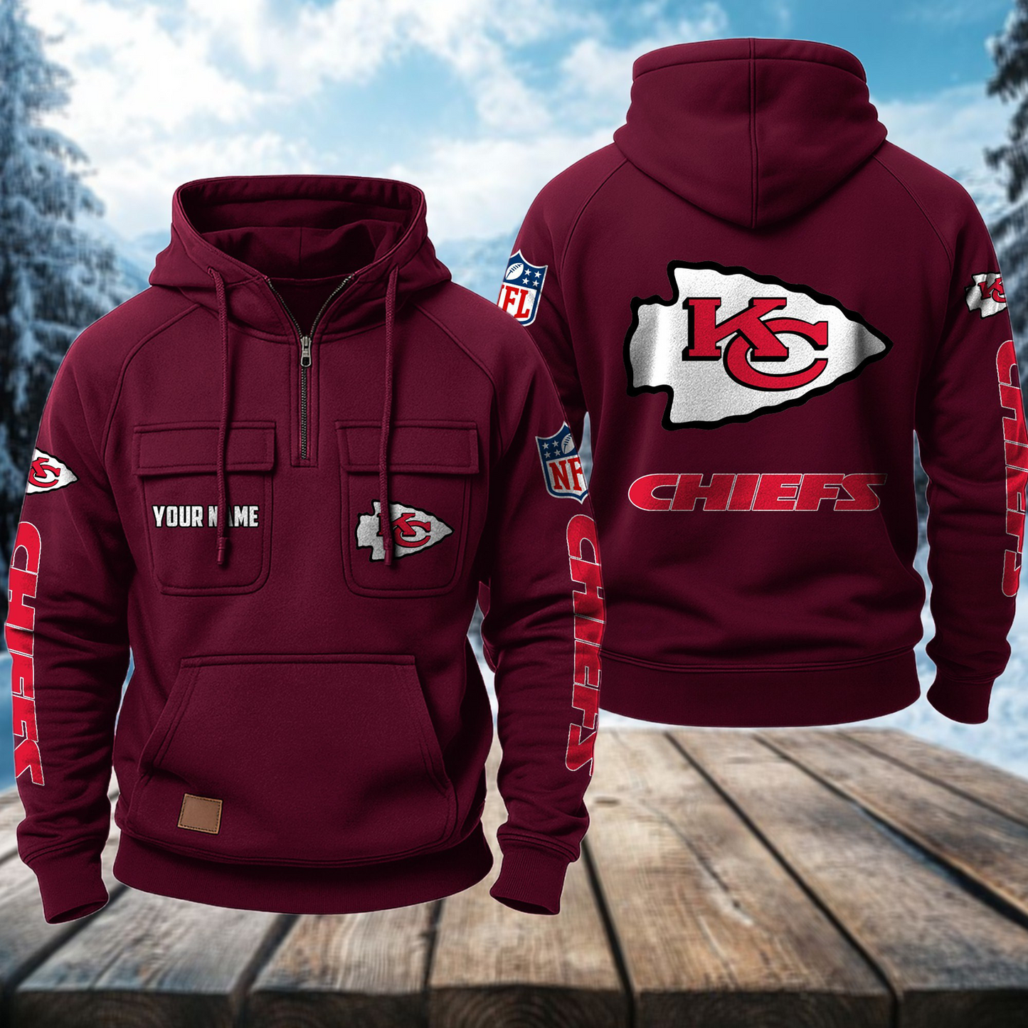 KCC x NFL Premium Hoodie DATND TANTD
