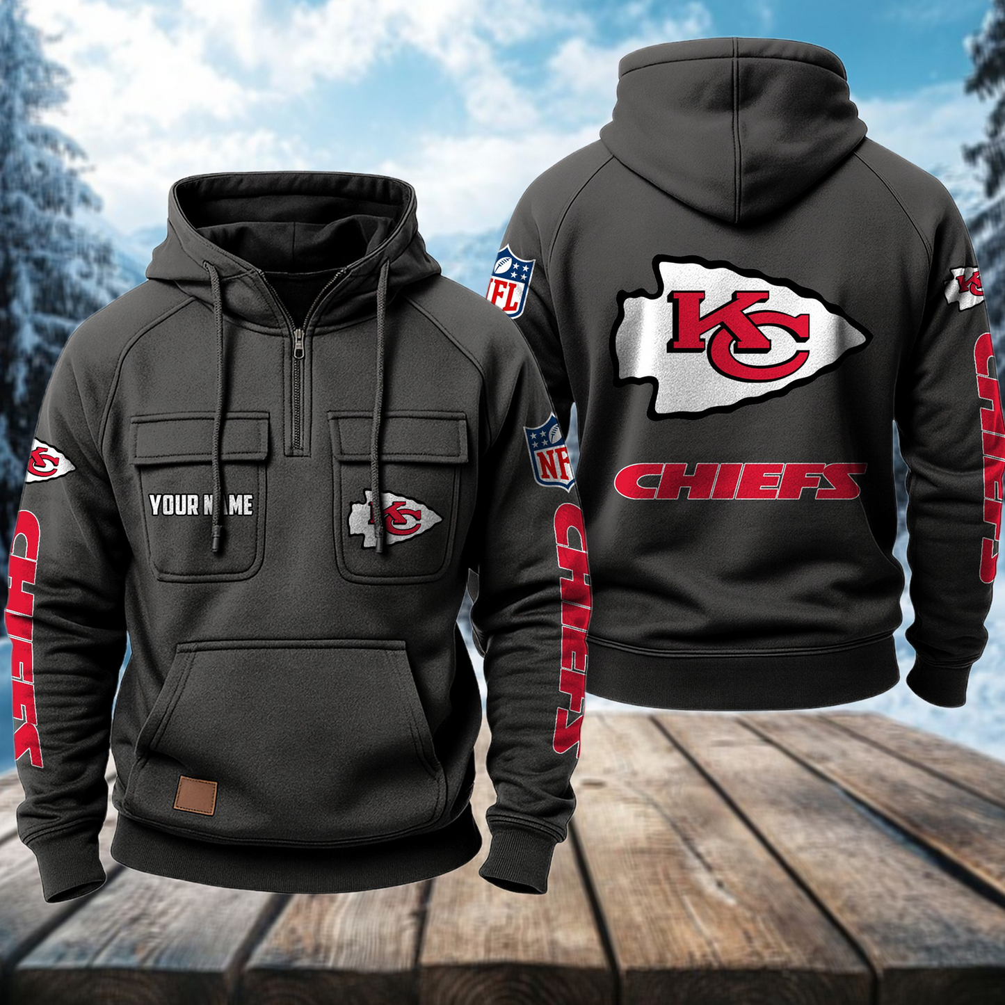 KCC x NFL Premium Hoodie DATND TANTD