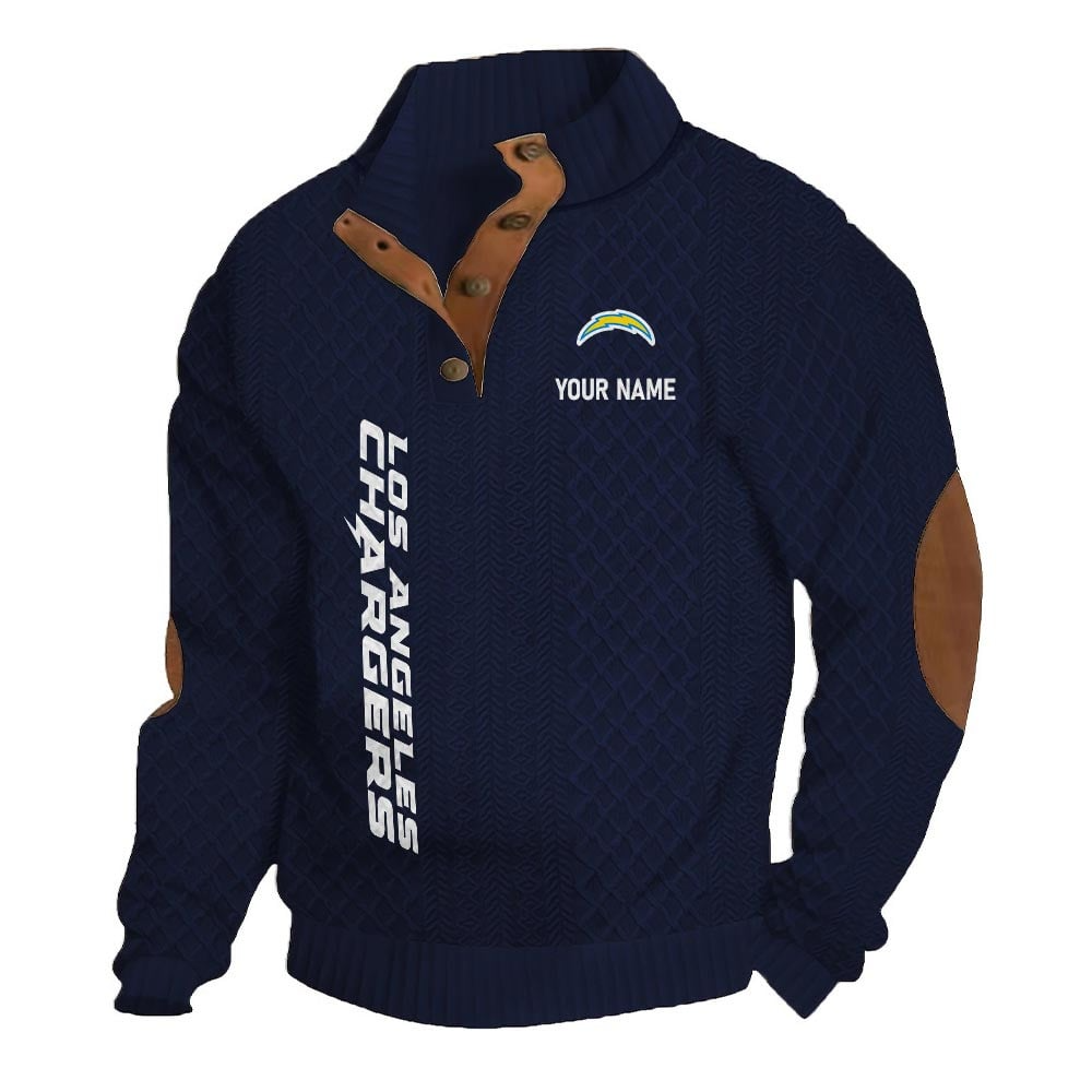 LAC NFL Basic Knitted Stand Collar Sweatshirt DDT CTND