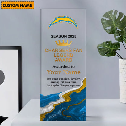 LAC NFL Personalized Acrylic Award Plaque Funny Christmas Gift For Family DDT NTL