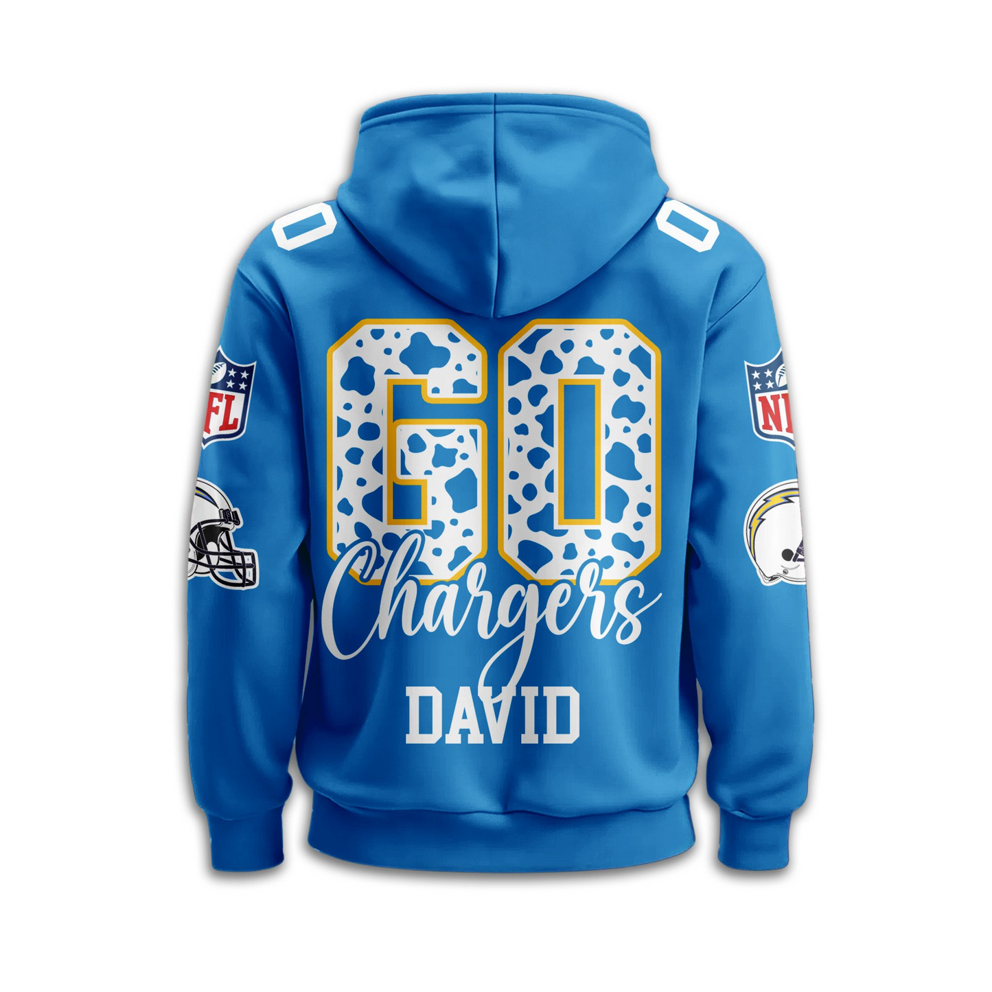 LAC Premium NFL Custom Game Day Hoodie DDT NTL