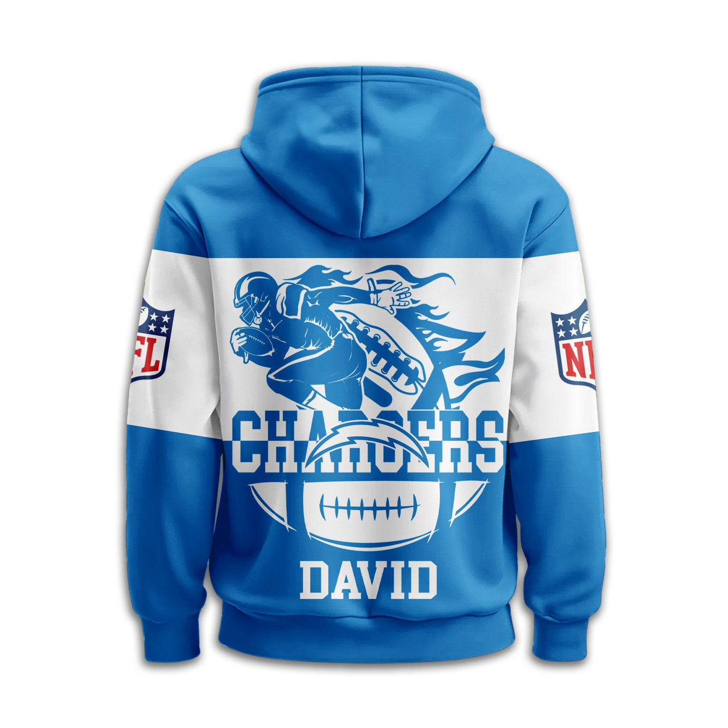 LAC Premium NFL Touchdown Spirit Personalized Hoodie DDT CTND
