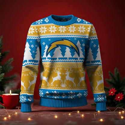 LAC x NFL Premium Ugly Christmas Sweater DatND DVT