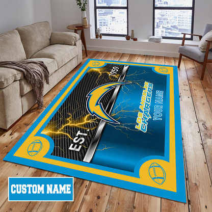 LAC x NFL Rug DATND TANTD