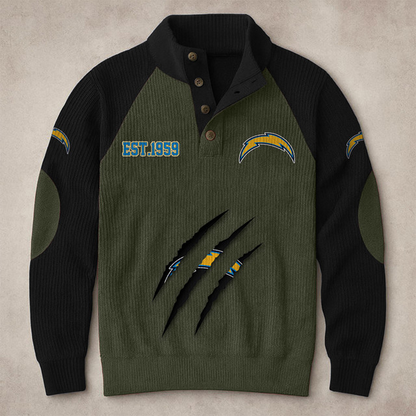 LAC X NFL corduroy colorblock long sleeves V1 NAK THUONGNH