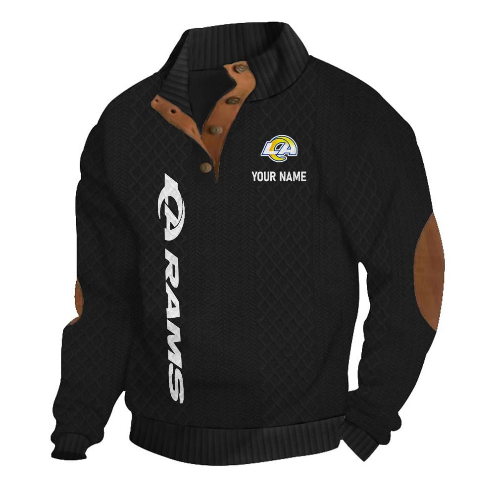 LAR NFL Basic Knitted Stand Collar Sweatshirt DDT CTND