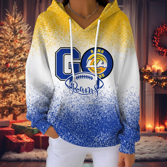 LAR NFL Women Hooded Sweatshirt DDT NTL